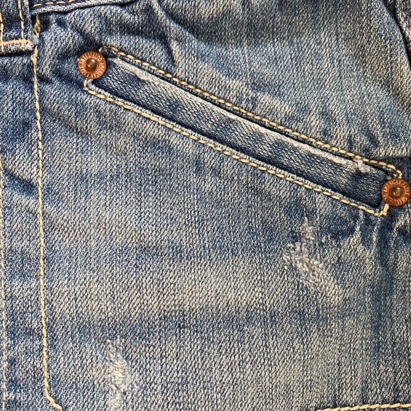 Vintage Y2K American Eagle Mini Denim Skirt - Picture 6 of 9